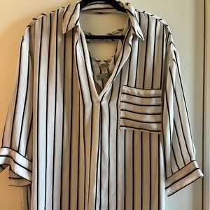 Kut from the Kloth Stripped Shirt